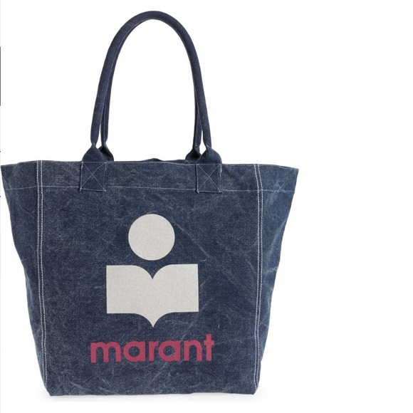 Isabel Marant Handbags - Isabel Marant Yenky Degrade Logo Canvas Tote